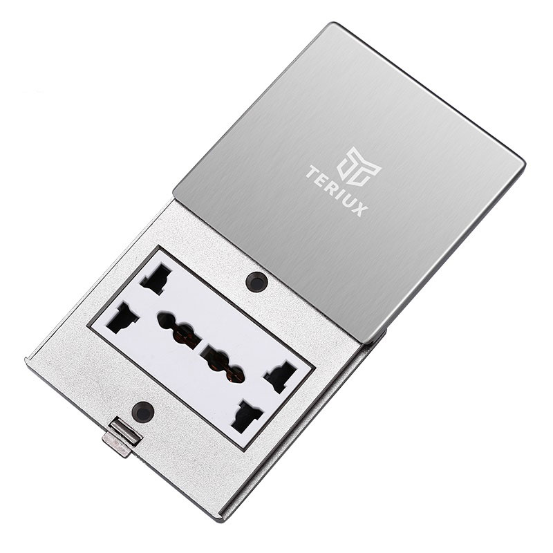Kleine 86 Flachscheibe -Bodenbuchse Silber